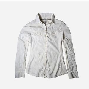 Y2K Era Converse One Star Classic White Button-Up Shirt